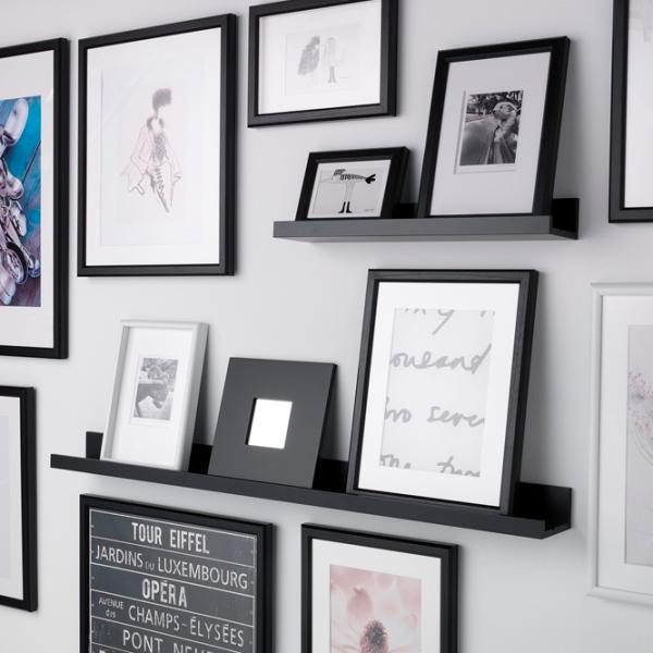 Raft Ikea Mosslanda MDF / Black photo 4