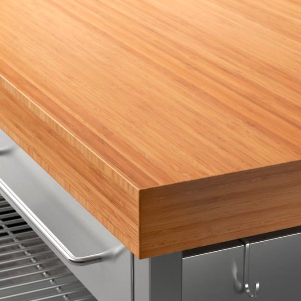 Insulă de bucătărie Ikea Rimforsa Brown / Bambus photo 2 Insulă de bucătărie Ikea Rimforsa Brown / Bambus photo 2