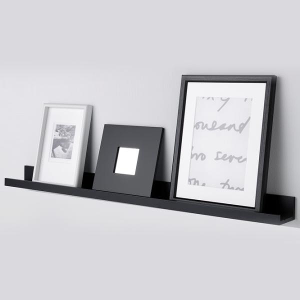 Полка Ikea Mosslanda МДФ / Черный photo 3