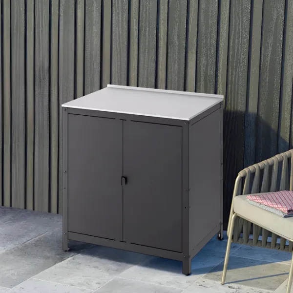 Insulă de bucătărie Ikea Grillskar Black / Oțel photo 2 Insulă de bucătărie Ikea Grillskar Black / Oțel photo 2