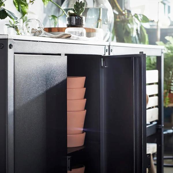 Insulă de bucătărie Ikea Grillskar Black / Oțel photo 4 Insulă de bucătărie Ikea Grillskar Black / Oțel photo 4