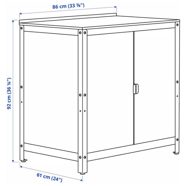 Insulă de bucătărie Ikea Grillskar Black / Oțel photo 5 Insulă de bucătărie Ikea Grillskar Black / Oțel photo 5