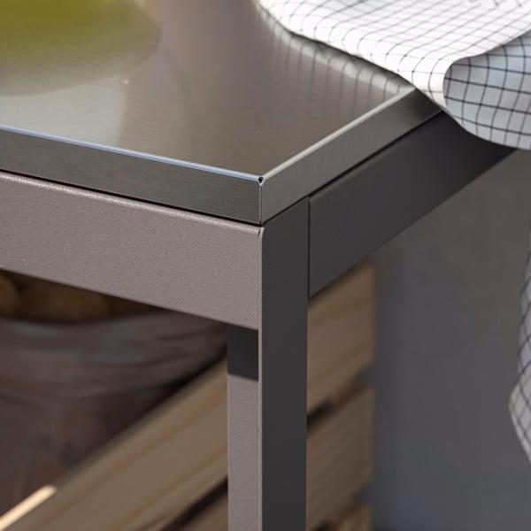 Insulă de bucătărie Ikea Batskar Dark Gray / Oțel photo 4 Insulă de bucătărie Ikea Batskar Dark Gray / Oțel photo 4