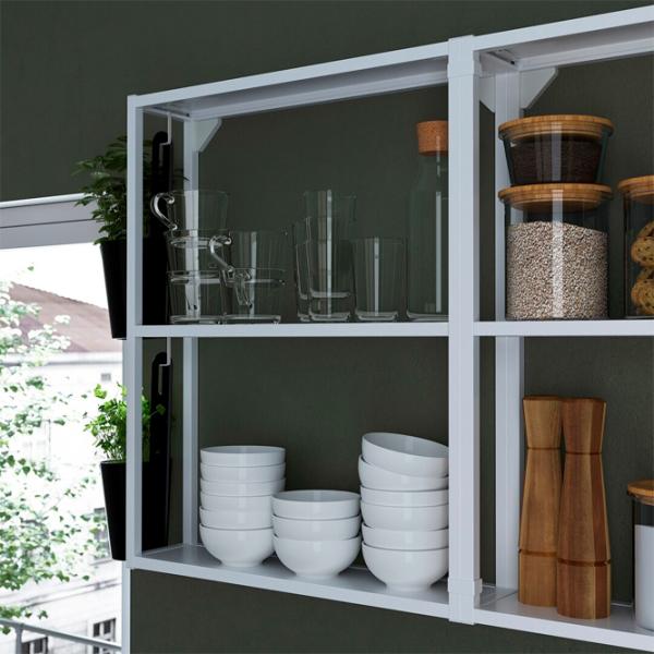 Полка Ikea Enhet Сталь / Белый photo 5 Полка Ikea Enhet Сталь / Белый photo 5