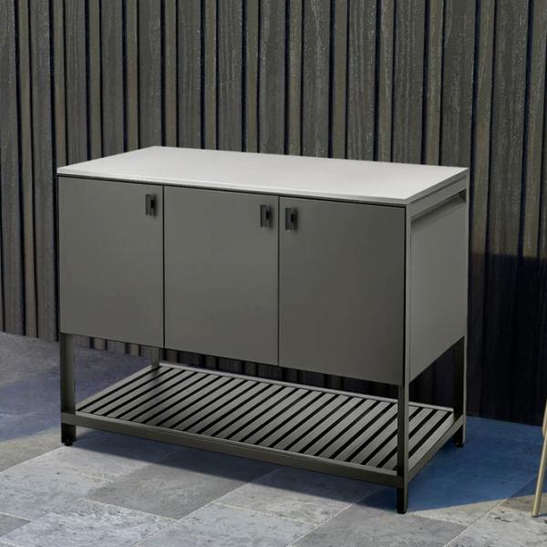 Insulă de bucătărie Ikea Batskar Dark Gray / Oțel photo 2 Insulă de bucătărie Ikea Batskar Dark Gray / Oțel photo 2