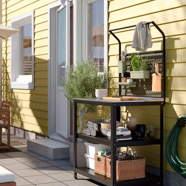 Insulă de bucătărie Ikea Grillskar Black / Oțel photo 3 Insulă de bucătărie Ikea Grillskar Black / Oțel photo 3