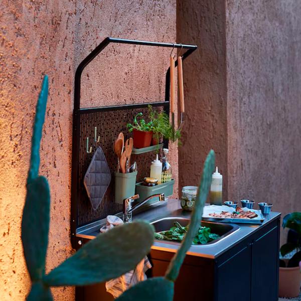 Insulă de bucătărie Ikea Grillskar Black / Oțel photo 4 Insulă de bucătărie Ikea Grillskar Black / Oțel photo 4