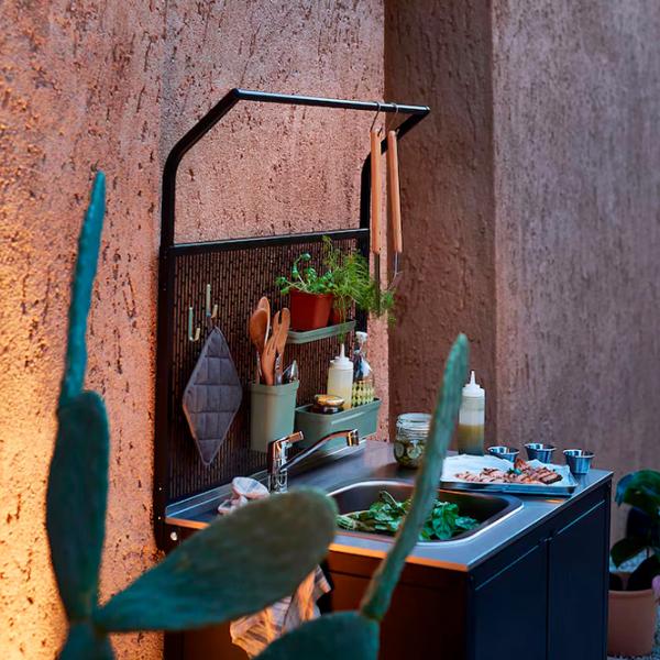 Insulă de bucătărie Ikea Grillskar Black / Oțel photo 3 Insulă de bucătărie Ikea Grillskar Black / Oțel photo 3