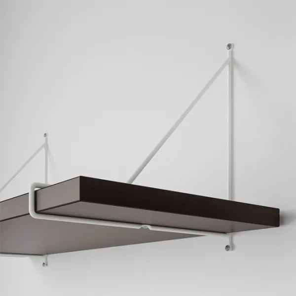 Полка Ikea Bergshult/Pershult ДСП / Черный-коричневый photo 2 Полка Ikea Bergshult/Pershult ДСП / Черный-коричневый photo 2