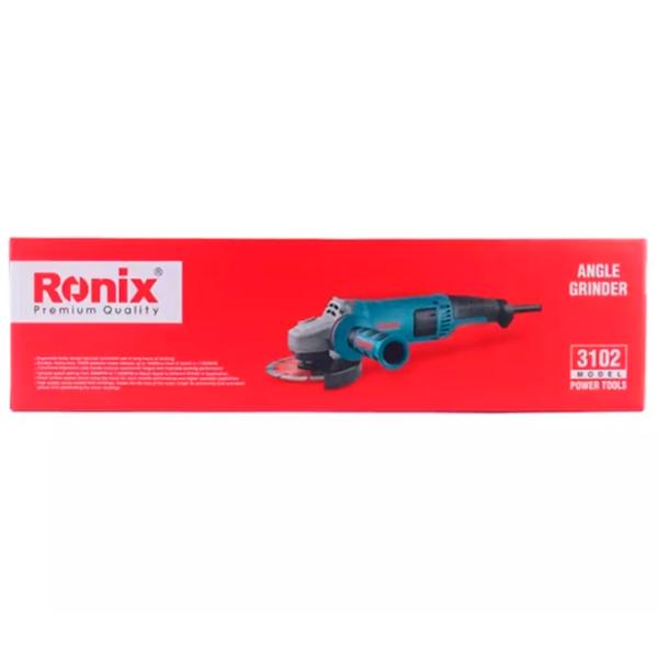 Шлифовальная машина Ronix 3102 Угловая / 1200 Вт / Синий photo 6