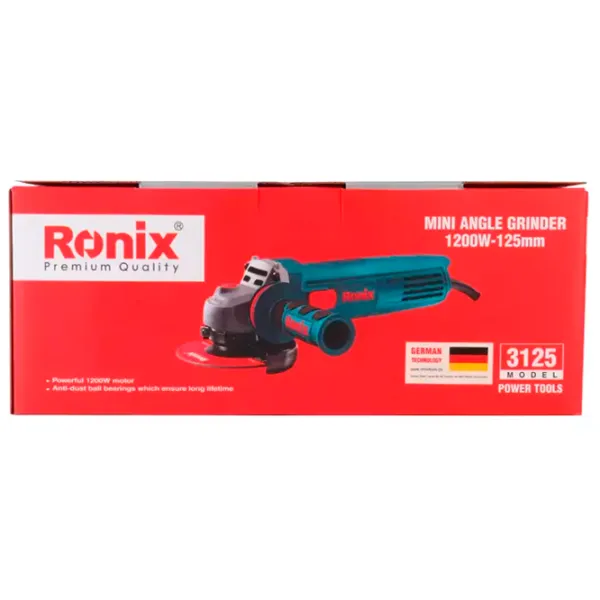 Polizor Ronix 3125 Unghiular / 1200 W / Blue photo 8