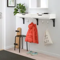 Raft Ikea Ekby Alex/Ramshult PAL / Alb-Negru photo 4
