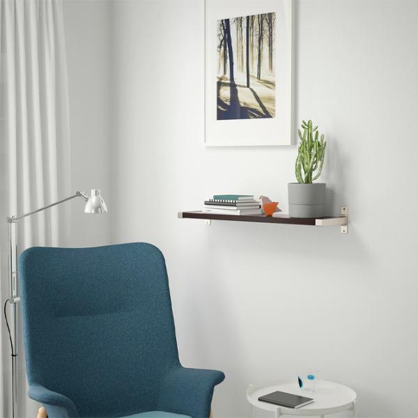 Raft Ikea Bergshult/Granhult PAL / Negru-maro photo 2