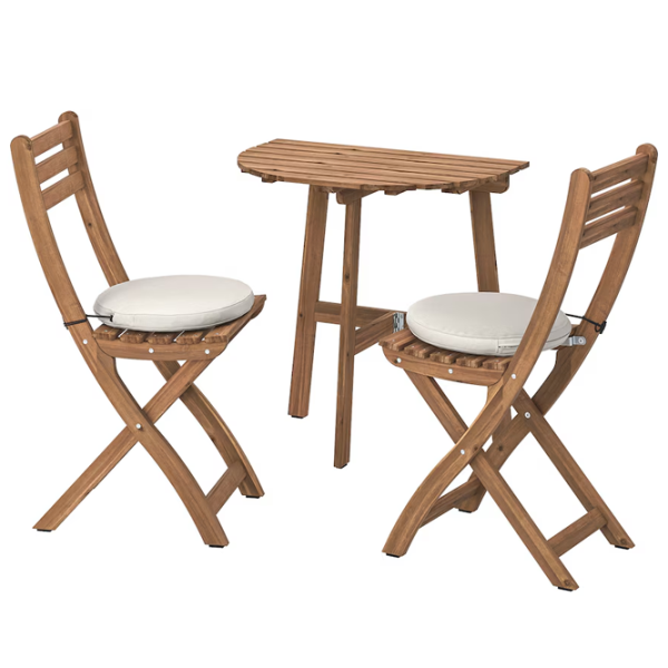 Set mobilă grădină Ikea Askholmen/Froson/Duvholmen 2 Lemn / Lemn / Lemn / Dark Brown photo 1 Set mobilă grădină Ikea Askholmen/Froson/Duvholmen 2 Lemn / Lemn / Lemn / Dark Brown photo 1