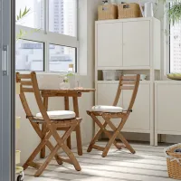 Набор садовой мебели Ikea Askholmen/Froson/Duvholmen 2 Дерево / Дерево / Дерево / Тёмно-коричневый photo 3
