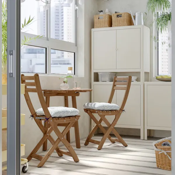 Набор садовой мебели Ikea Askholmen/Klosan 2  Дерево / Дерево / Дерево / Тёмно-коричневый photo 3 Набор садовой мебели Ikea Askholmen/Klosan 2  Дерево / Дерево / Дерево / Тёмно-коричневый photo 3