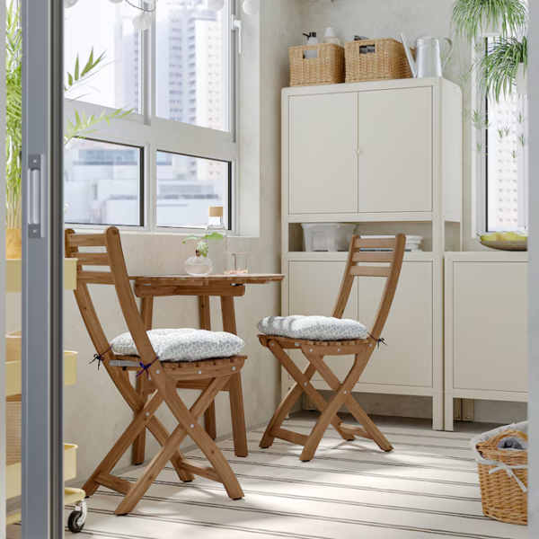 Набор садовой мебели Ikea Askholmen/Klosan 2  Дерево / Дерево / Дерево / Тёмно-коричневый photo 3 Набор садовой мебели Ikea Askholmen/Klosan 2  Дерево / Дерево / Дерево / Тёмно-коричневый photo 3