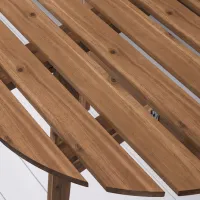 Набор садовой мебели Ikea Askholmen 1 Дерево / Дерево / Дерево / Тёмно-коричневый photo 8