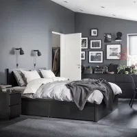 Pat Ikea Malm/Luroy 4 160 x 200 cm / Furnir / Black photo 4