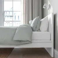 Кровать Ikea Malm/Luroy 160 x 200 см / Шпон / Белый photo 6