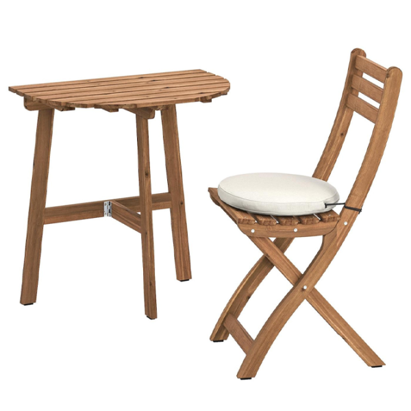 Set mobilă grădină Ikea Askholmen/Froson/Duvholmen 1 Lemn / Lemn / Lemn / Dark Brown photo 1