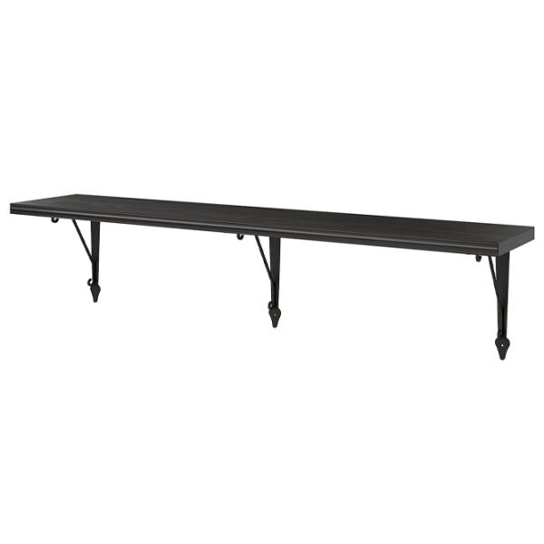 Raft Ikea Bergshult/Krokshult PAL / Negru-maro photo 1