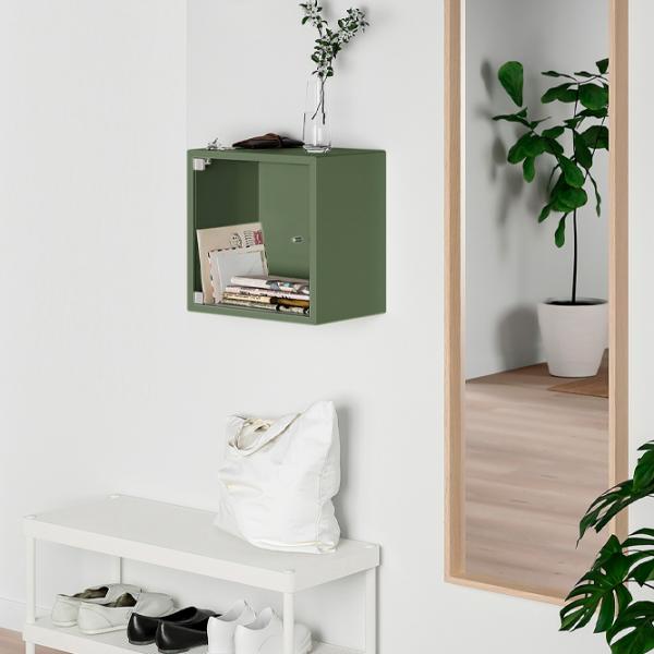 Полка Ikea Eket ДСП / Серо-зеленый photo 2
