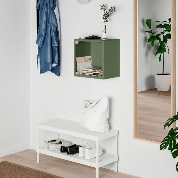 Полка Ikea Eket ДСП / Серо-зеленый photo 3