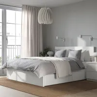 Pat Ikea Malm/Lindbaden 4 140 x 200 cm / Masiv / White photo 5
