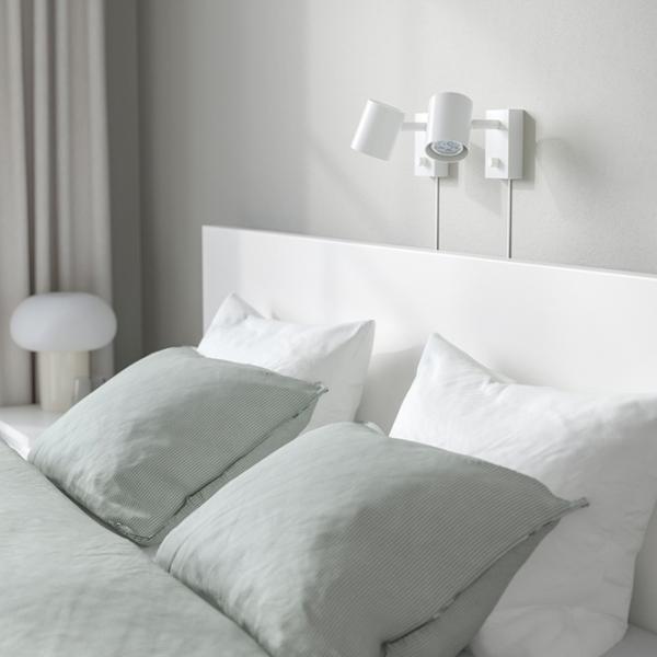 Кровать Ikea Malm/Lindbaden 4 140 x 200 см / Массив / Белый photo 7 Кровать Ikea Malm/Lindbaden 4 140 x 200 см / Массив / Белый photo 7