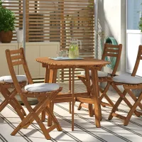 Набор садовой мебели Ikea Askholmen/Froson/Duvholmen 4 Дерево / Дерево / Дерево / Тёмно-коричневый photo 8