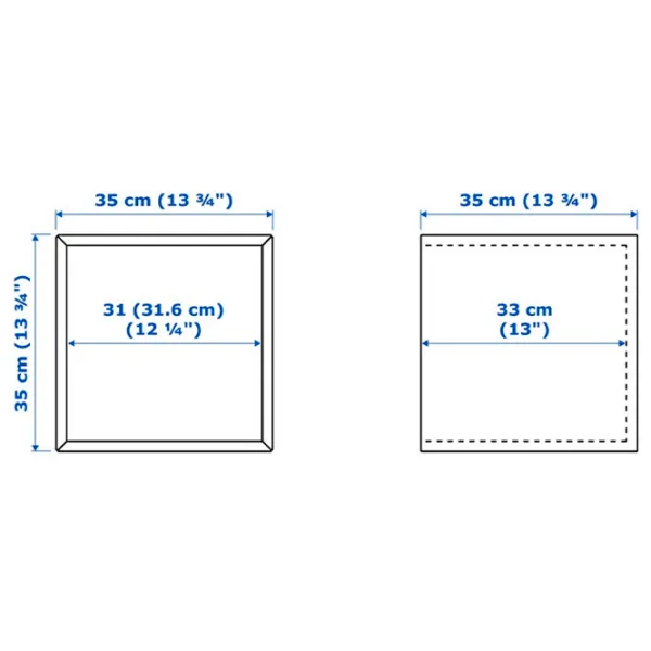 Полка Ikea Eket ДСП / Беленый Дуб photo 4