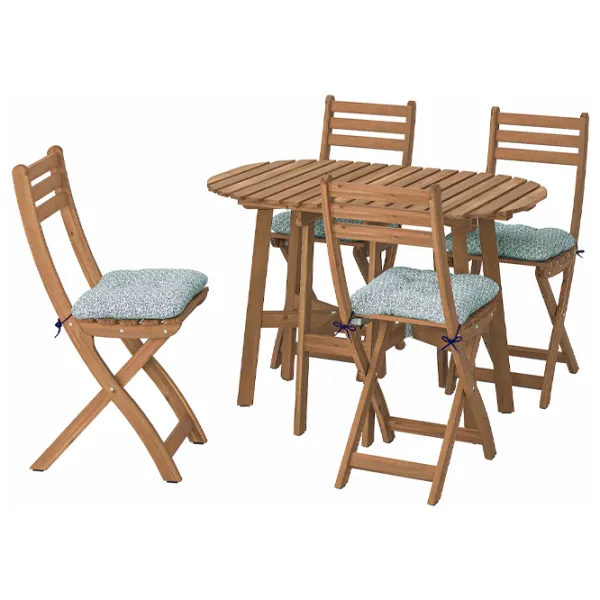 Set mobilă grădină Ikea Askholmen/Klosan 4  Lemn / Lemn / Lemn / Dark Brown photo 1 Set mobilă grădină Ikea Askholmen/Klosan 4  Lemn / Lemn / Lemn / Dark Brown photo 1
