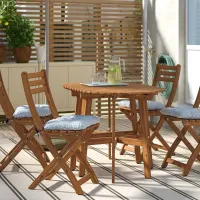 Набор садовой мебели Ikea Askholmen/Klosan 4 Дерево / Дерево / Дерево / Тёмно-коричневый photo 3