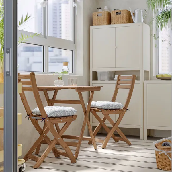 Set mobilă grădină Ikea Askholmen/Klosan 2  Lemn / Lemn / Lemn / Dark Brown photo 2 Set mobilă grădină Ikea Askholmen/Klosan 2  Lemn / Lemn / Lemn / Dark Brown photo 2