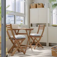 Набор садовой мебели Ikea Askholmen/Klosan 2 Дерево / Дерево / Дерево / Тёмно-коричневый photo 2