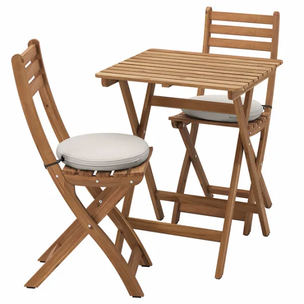 Set mobilă grădină Ikea Askholmen/Froson/Duvholmen 2 Lemn / Lemn / Lemn / Dark Brown photo 1 Set mobilă grădină Ikea Askholmen/Froson/Duvholmen 2 Lemn / Lemn / Lemn / Dark Brown photo 1