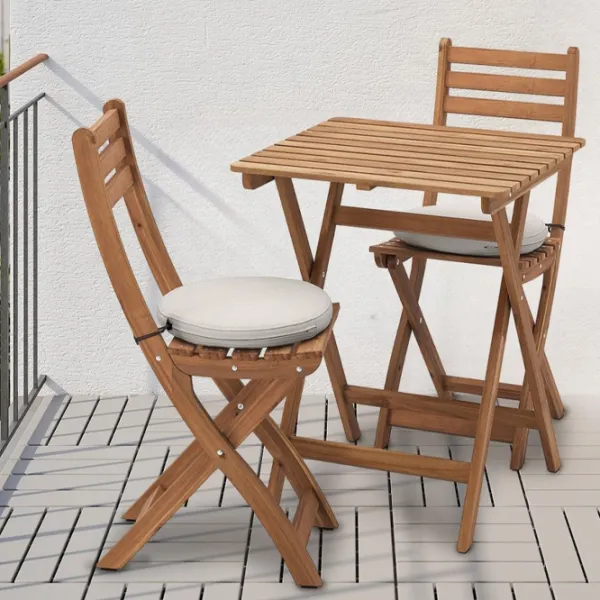 Set mobilă grădină Ikea Askholmen/Froson/Duvholmen 2 Lemn / Lemn / Lemn / Dark Brown photo 3 Set mobilă grădină Ikea Askholmen/Froson/Duvholmen 2 Lemn / Lemn / Lemn / Dark Brown photo 3