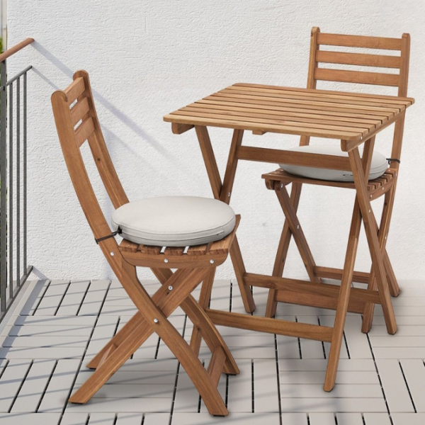 Set mobilă grădină Ikea Askholmen/Froson/Duvholmen 2 Lemn / Lemn / Lemn / Dark Brown photo 3 Set mobilă grădină Ikea Askholmen/Froson/Duvholmen 2 Lemn / Lemn / Lemn / Dark Brown photo 3