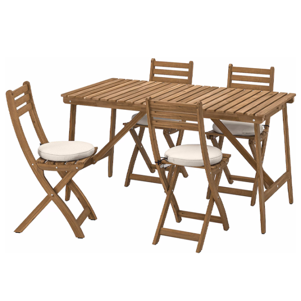 Set mobilă grădină Ikea Askholmen/Froson/Duvholmen 4  Lemn / Lemn / Lemn / Dark Brown photo 1 Set mobilă grădină Ikea Askholmen/Froson/Duvholmen 4  Lemn / Lemn / Lemn / Dark Brown photo 1