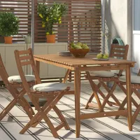 Набор садовой мебели Ikea Askholmen/Froson/Duvholmen 4 Дерево / Дерево / Дерево / Тёмно-коричневый photo 2