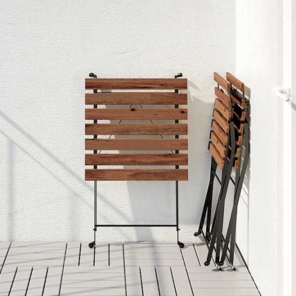 Set mobilă grădină Ikea Tarno 2 Metal / Lemn / Lemn / Light Brown photo 3
