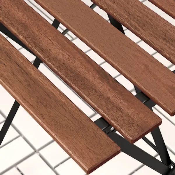 Set mobilă grădină Ikea Tarno 2 Metal / Lemn / Lemn / Light Brown photo 4