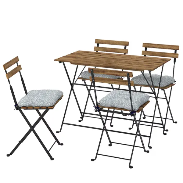 Набор садовой мебели Ikea Tarno/Klosan 4 Металл / Дерево / Дерево / Светло-коричневый photo 1 Набор садовой мебели Ikea Tarno/Klosan 4 Металл / Дерево / Дерево / Светло-коричневый photo 1