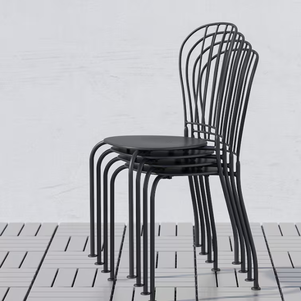 Set mobilă grădină Ikea Lacko 2  Metal / Metal / Metal / Gray photo 2