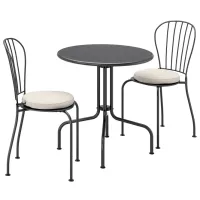 Набор садовой мебели Ikea Lacko/Froson/Duvholmen 2 Металл / Металл / Металл / Серый