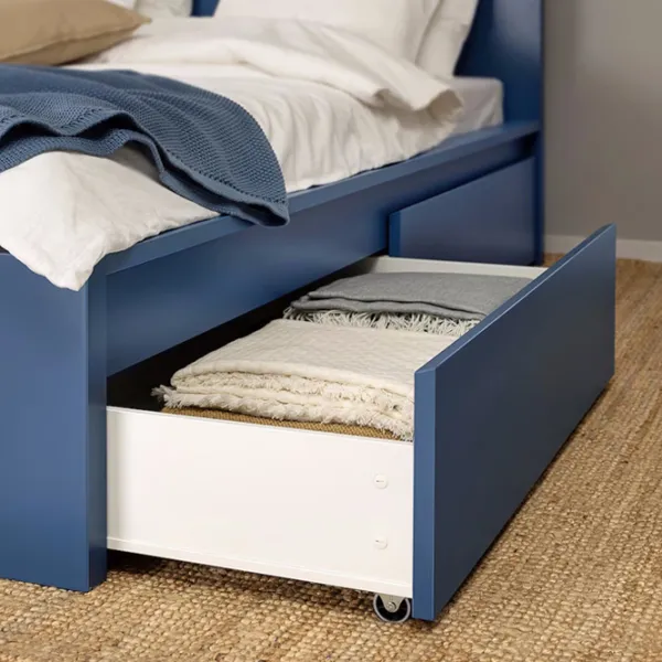 Pat Ikea Malm/Lindbaden 2 140 x 200 cm / Masiv / Blue photo 3