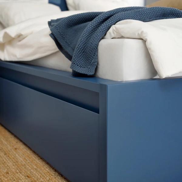 Pat Ikea Malm/Lindbaden 2 140 x 200 cm / Masiv / Blue photo 5