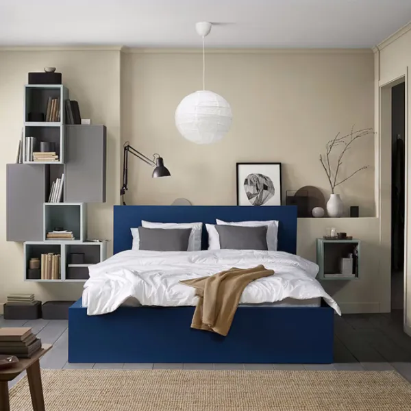 Pat Ikea Malm/Lindbaden 2 140 x 200 cm / Masiv / Blue photo 8