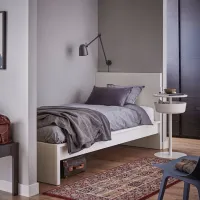Pat Ikea Malm/Vesteroy 90 x 200 cm / Masiv / White photo 4